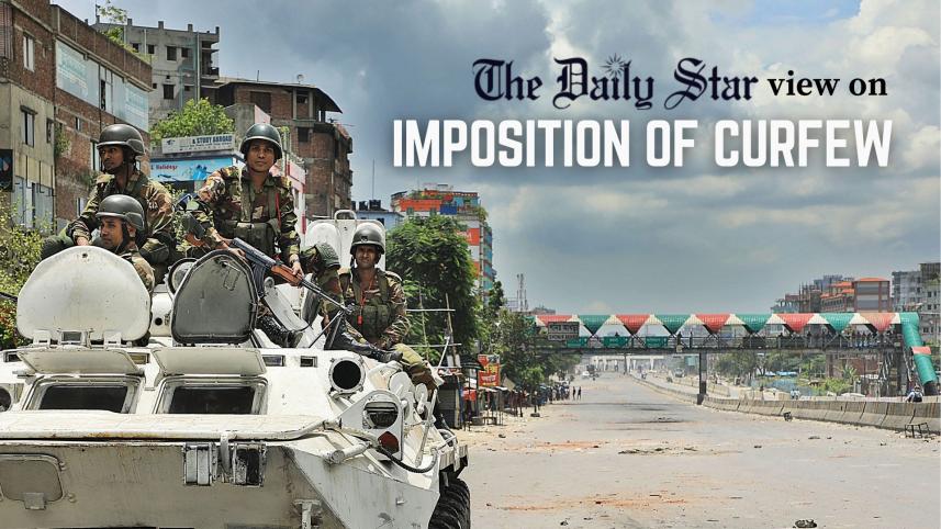 Imposition of curfew