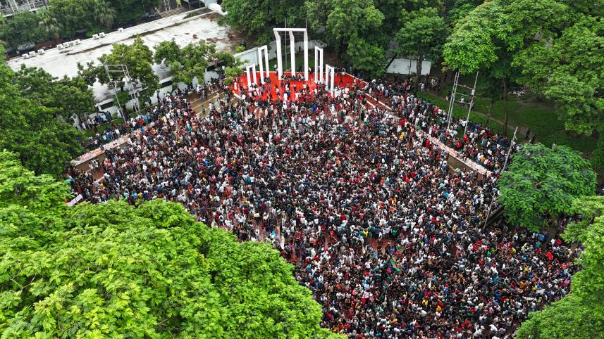 March for Unity at Shaheed Minar