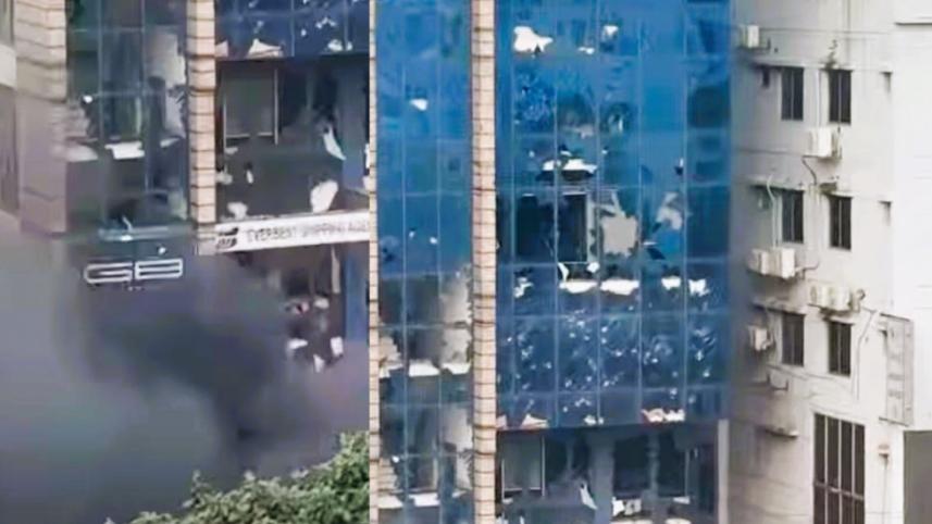 Non-cooperation Movement Bangladesh 2024| Gaan Bangla TV station vandalised amid clashes