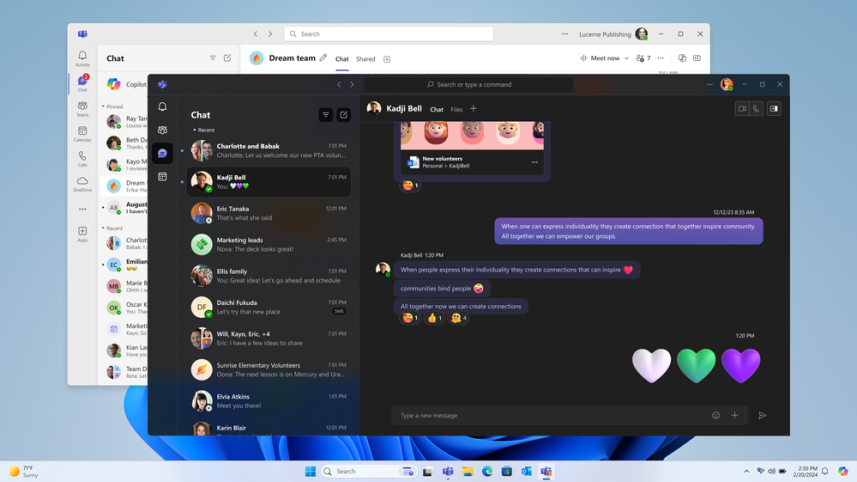 Microsoft Teams unified app