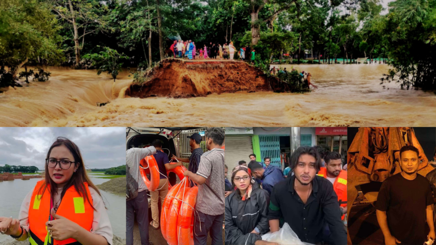 Showbiz stars mobilise to support flood-affected areas