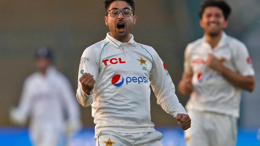 Pakistan leg-spinner Abrar Ahmed 