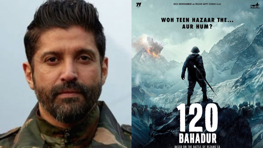 Farhan Akhtar marks acting return with war drama '120 Bahadur'