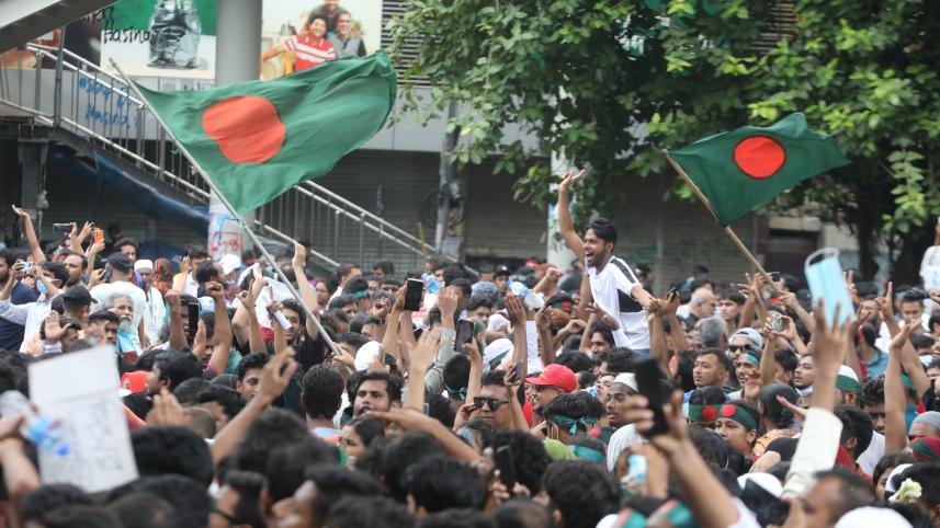 August 5 marked a new beginning for Bangladesh. Photo: Anisur Rahman