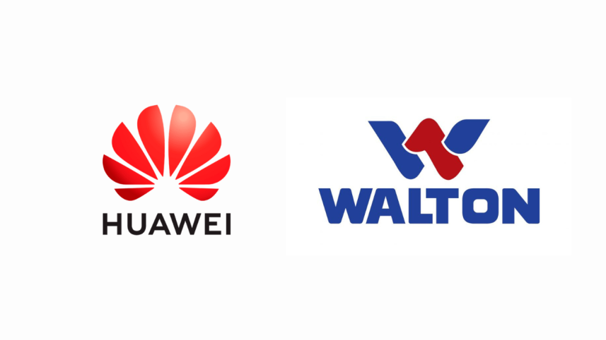 Huawei x Walton logo