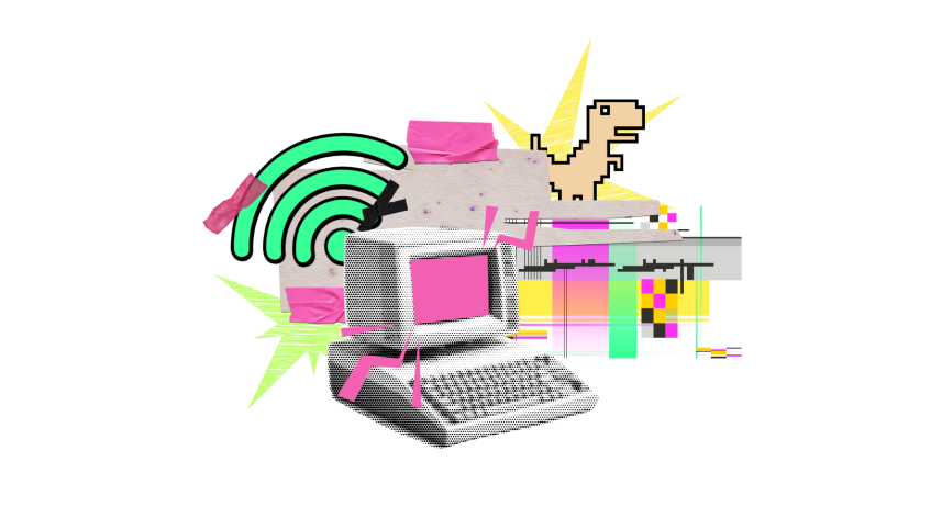Graphical representation of internet connectivity issues for freelancers. 