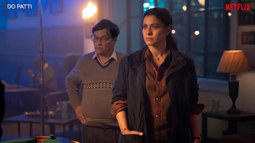 Do Patti trailer, Kriti Sanon, Kajol, Netflix thriller, Do Patti release date, Kriti Sanon dual roles, Kajol police officer role, Shashanka Chaturvedi, Kathha Pictures, Shaheer Sheikh, Devipur hill town, Do Patti mystery drama, Kriti Sanon co-producer, Do