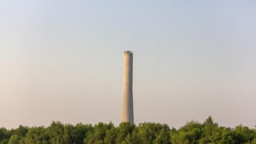 Flue of a powerplant in Bangladesh