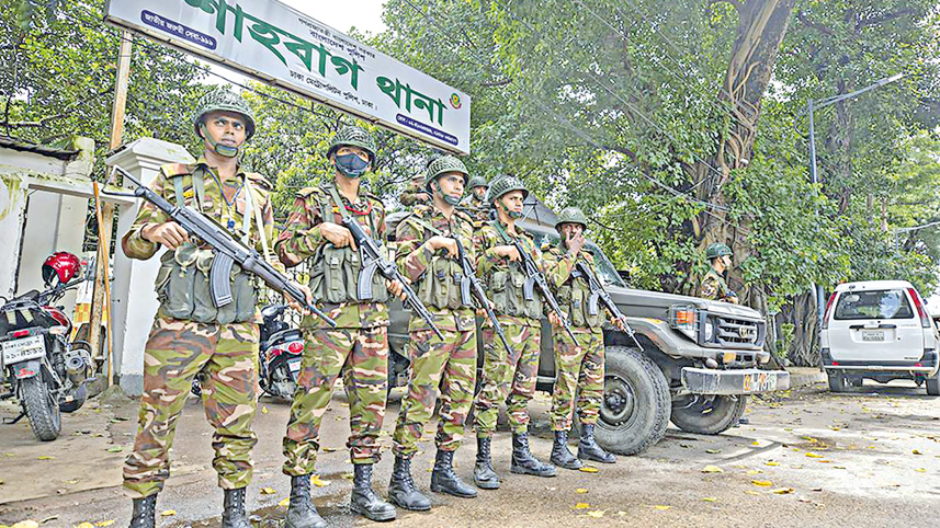 Bangladesh army withdrawal from law enforcement