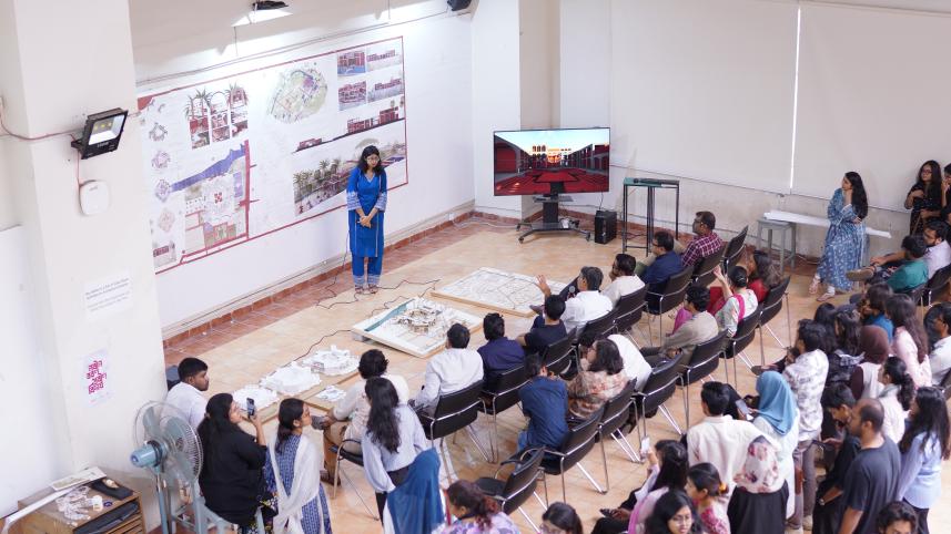 NSU’s Department of Architecture Spring 2024 final-year thesis jury