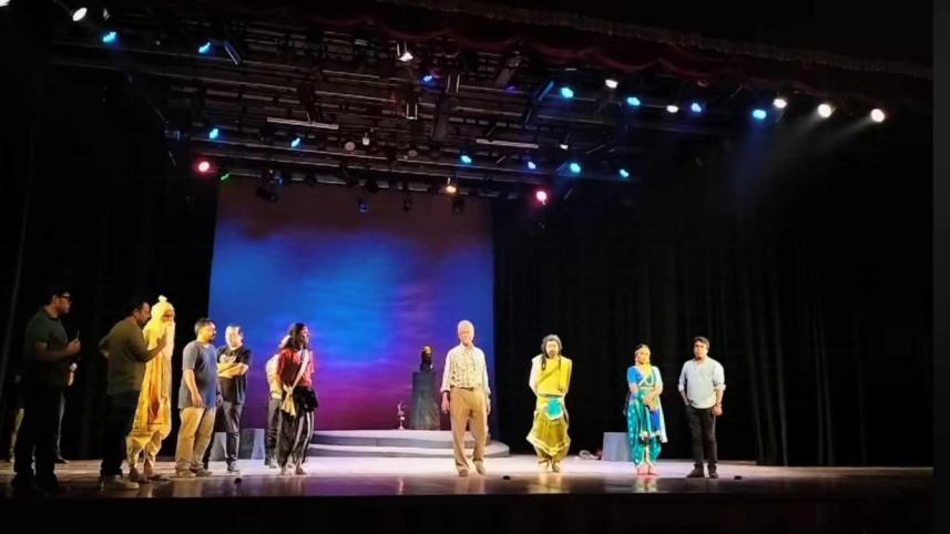 Syed Jamil Ahmed, Bonna Mirza, Nityapuran play halted, Bangladesh Shilpakala Academy protest, Desh Natok troupe, Syed Jamil resignation, Shilpakala Academy Director General, Nityapuran play interruption, Dhaka theatre protest, Bangladesh theatre news, Bon