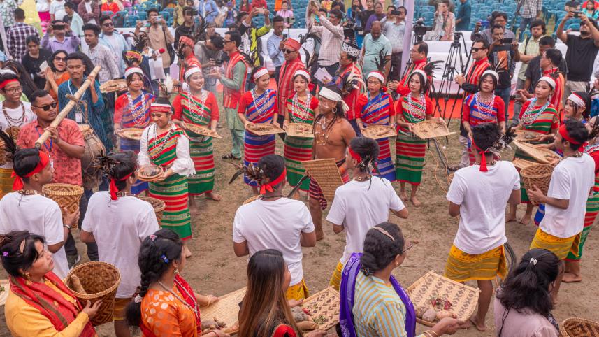 A day at Wangala festival with the Garo community 