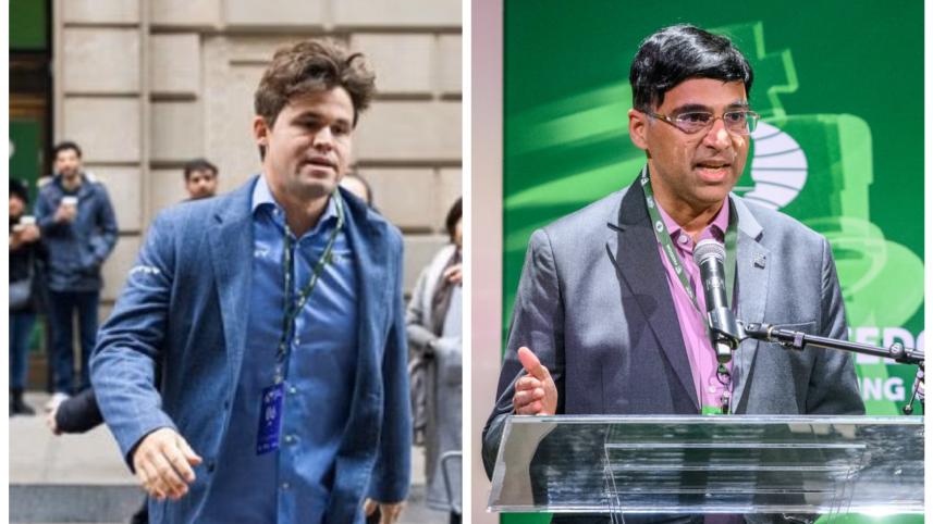 Magnus Carlsen, Vishwanathan Anand