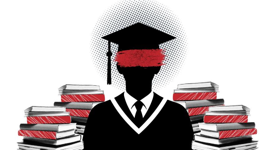 Graphical representation of the wasted potential of educational reforms