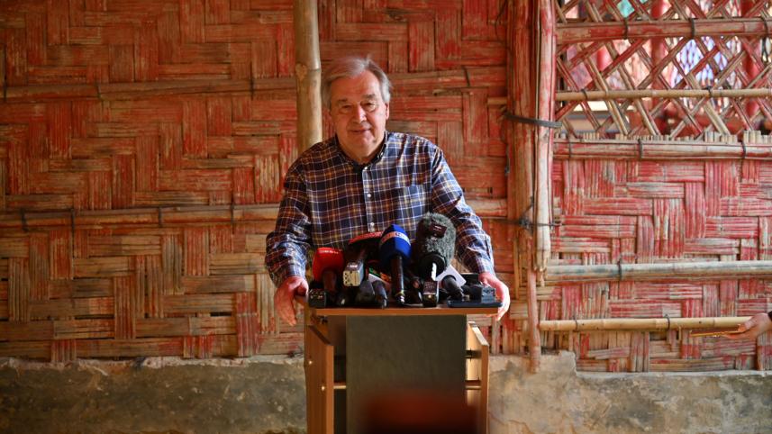 António Guterres Rohingya Support