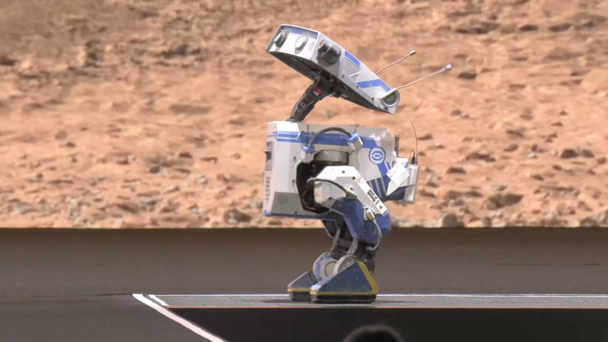 Blue droid