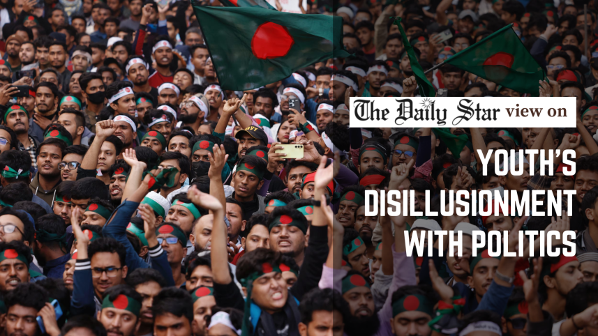 Youth's disillusionment with politics