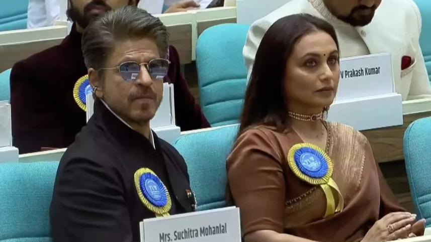 SRK and Rani Mukerji receive their first National Film Awards today