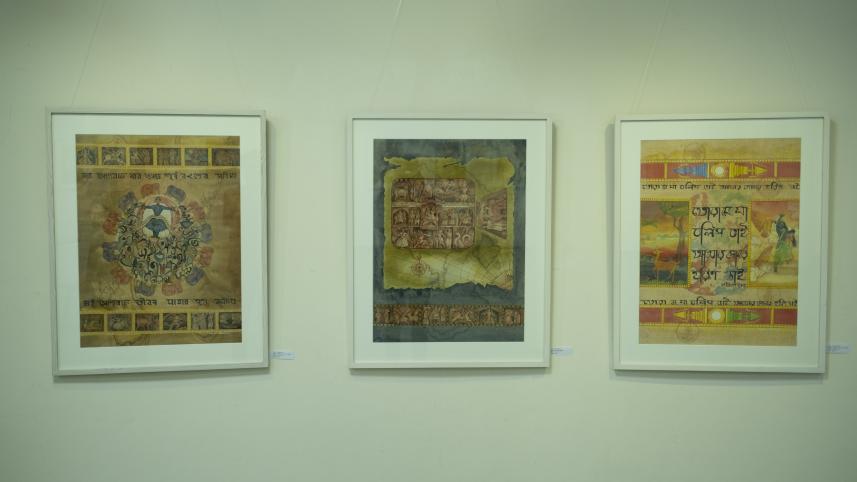Samina Zaman’s ‘Poetry of Time’ impresses at Zainul Gallery