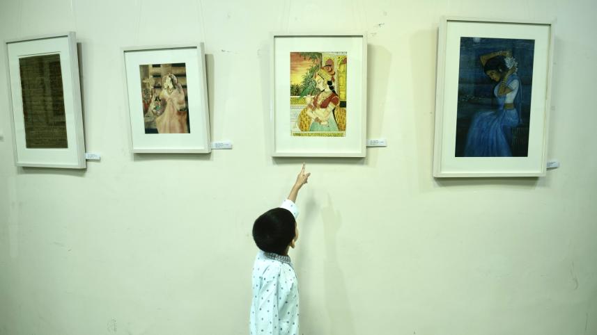 Samina Zaman’s ‘Poetry of Time’ impresses at Zainul Gallery