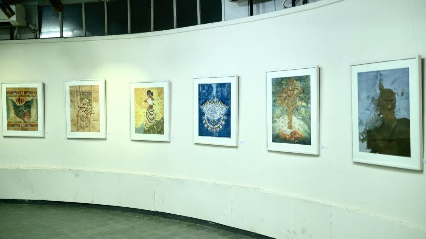 Samina Zaman’s ‘Poetry of Time’ impresses at Zainul Gallery