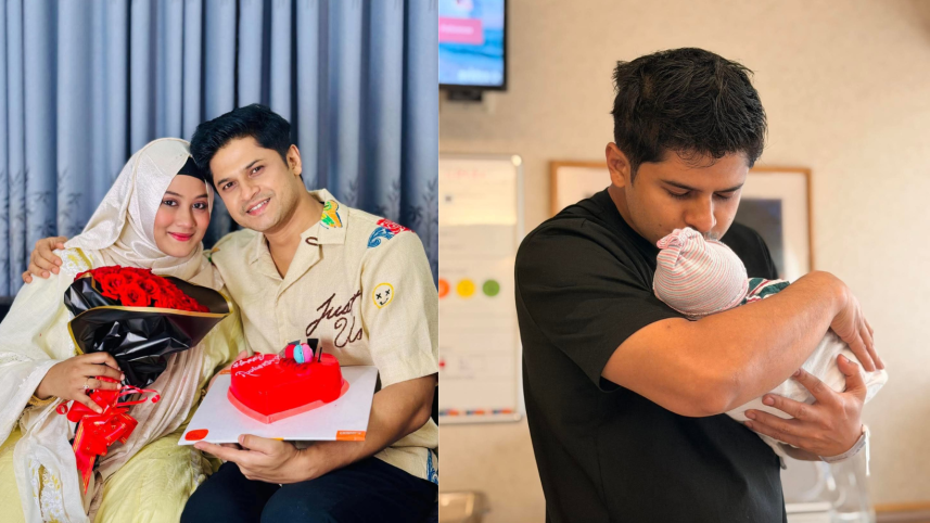 Niloy Alamgir and Hridi welcome their first child