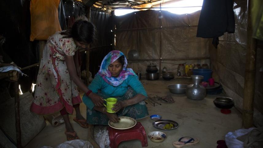 Rohingya Muslim refugees
