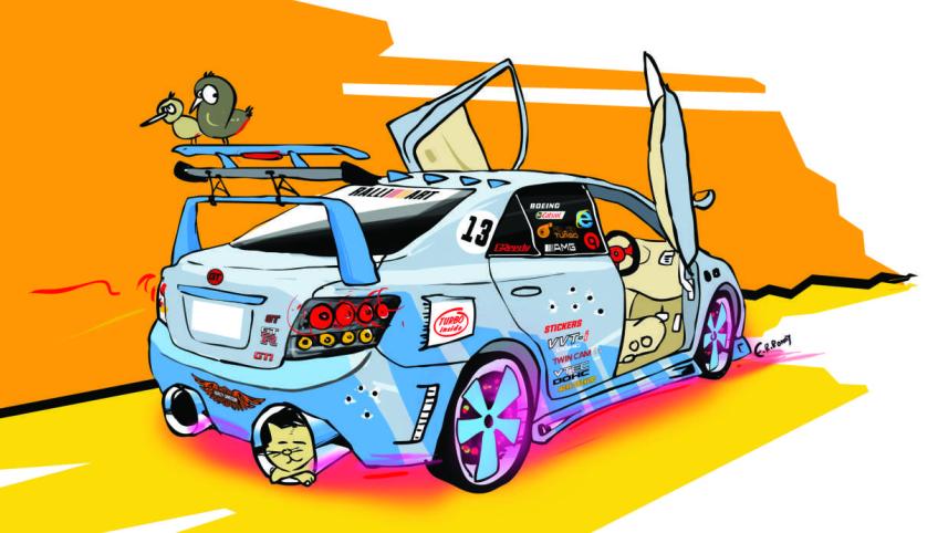 Car-Cartoon
