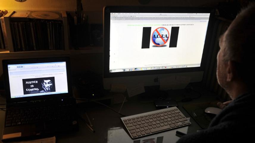 hacked website