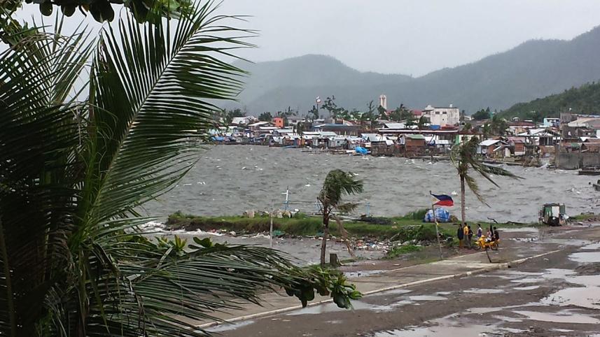 Devastation by Typhoon Yolanda