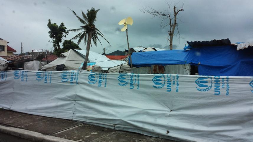 Devastation by Typhoon Yolanda