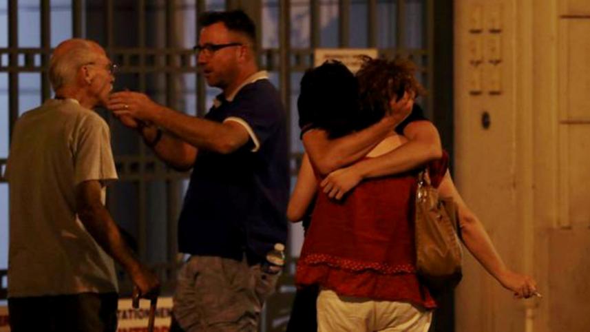 French officials asked people to stay indoors after Nice attack.
