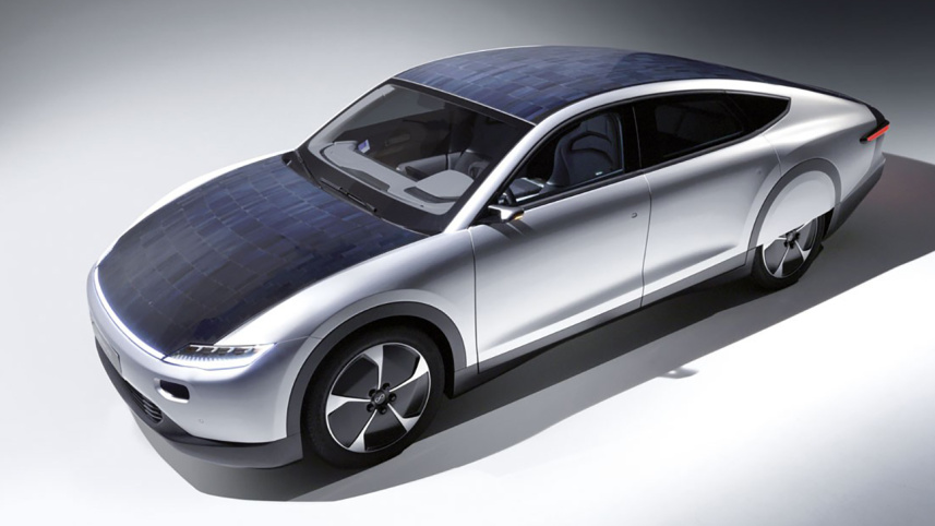 solar-powered car