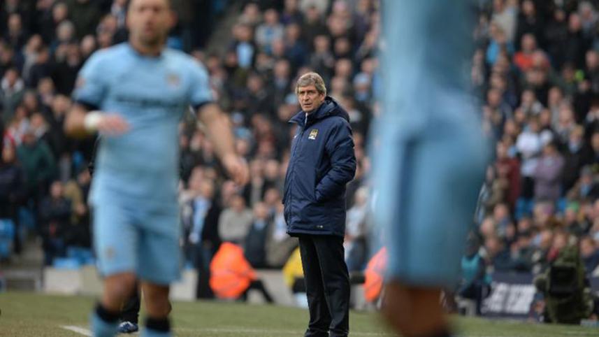 Manchester City's manager Manuel Pellegrini
