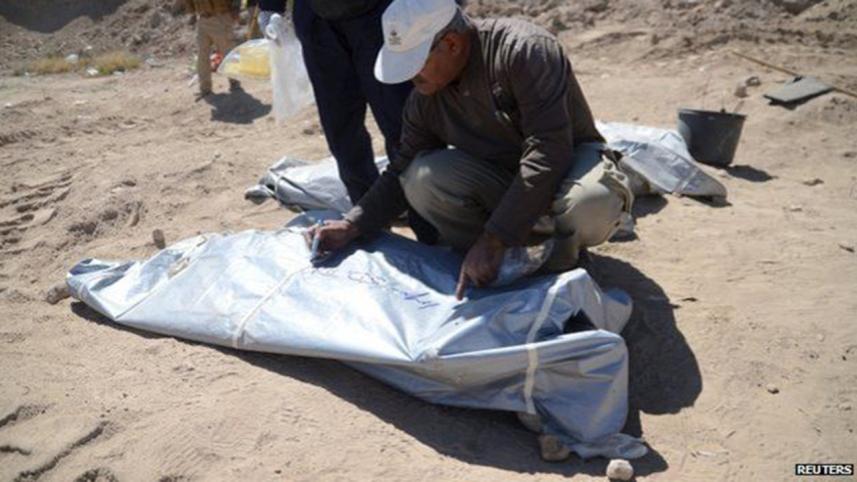 mass graves