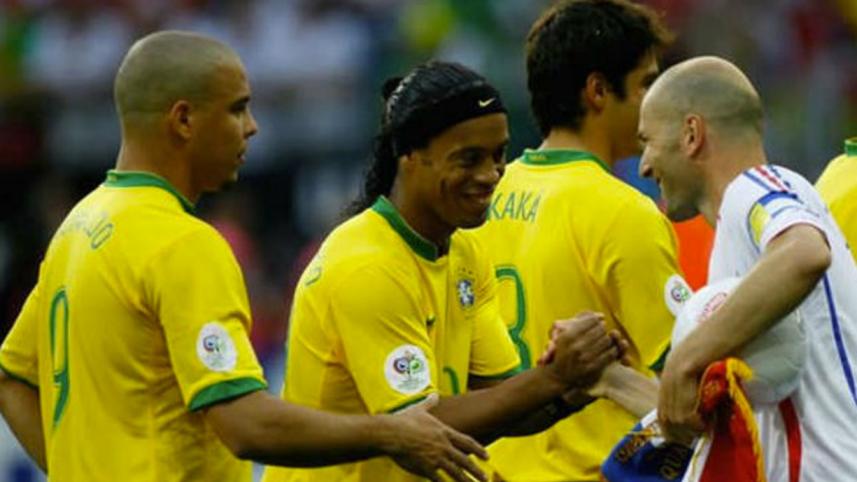 Zinedine Zidane, Ronaldo and Ronaldinho