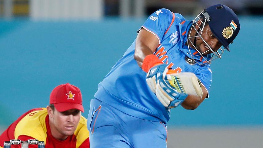 India's Suresh Raina 