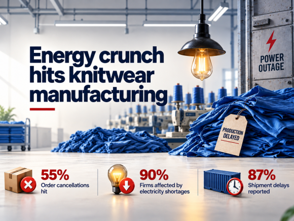 Energy crisis hits orders at 55% of knitwear factories