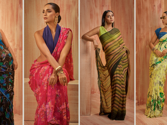 Why lightweight printed sarees are the ultimate everyday wear