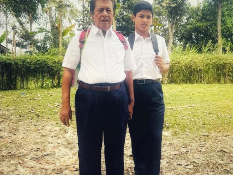 Shuddho following his father’s footsteps