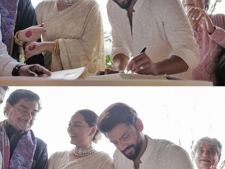 Sonakshi and Zaheer share wedding pics, vow to respect each other’s religion