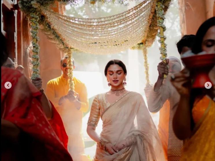 Aditi Rao Hydari and Siddharth marry in a private ceremony
