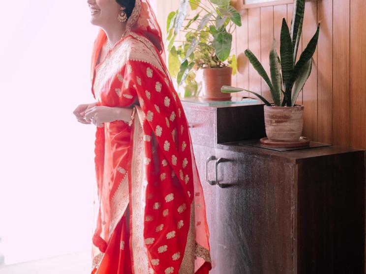 Tanzika Amin ties the knot in her mother’s wedding saree