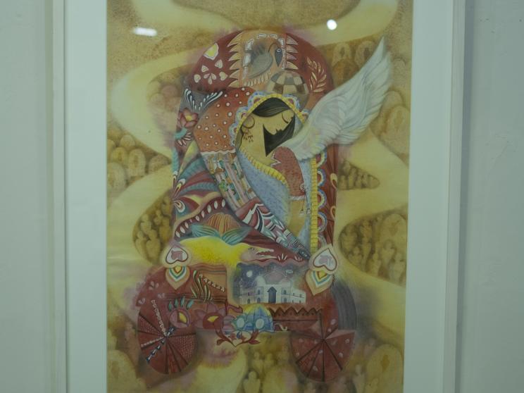 Samina Zaman’s ‘Poetry of Time’ impresses at Zainul Gallery