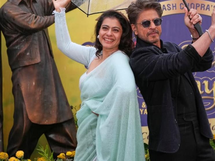 SRK, Kajol unveil DDLJ bronze statue in London