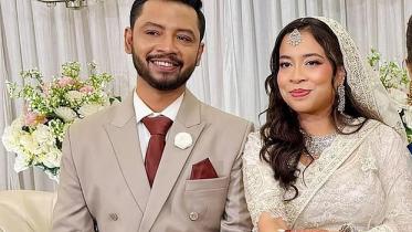 Ahmed Hasan Sunny and Nusrat Maati host post-wedding reception 