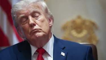 Donald Trump listens to members of his Cabinet speak during a meeting in the Cabinet Room of the White House on May 27, 2026 in Washington, DC. Trump meets with his Cabinet days after saying a peace deal with Iran was largely negotiated amid expectations around the re-opening the Strait of Hormuz. Photo: AFP