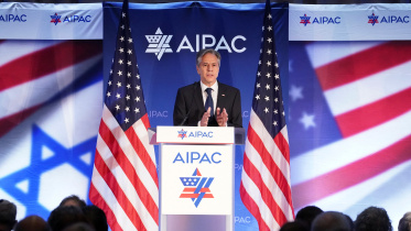 U.S. Secretary of State Antony Blinken delivers remarks at the American Israel Public Affairs Committee (AIPAC) policy Summit in Washington, U.S., June 5, 2023.jpg