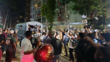 tension at Tofail Ahmed janaza in Dhanmondi