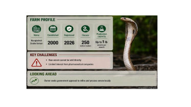 snake venom farm in Bangladesh